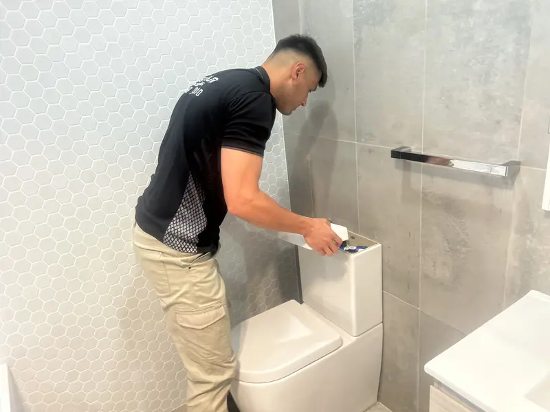 Tapware being replaced on an everyday plumbing job